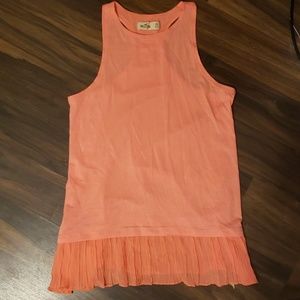 Hollister peach xs tank top like new